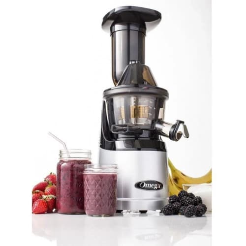 Omega MMV700S Masticating Juicer - Silver, High-Efficiency, Quiet Operation, BPA-Free