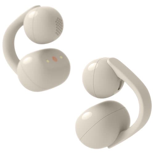 Sony Linkbuds Clip Open Ear True Wireless Earbuds - Greige