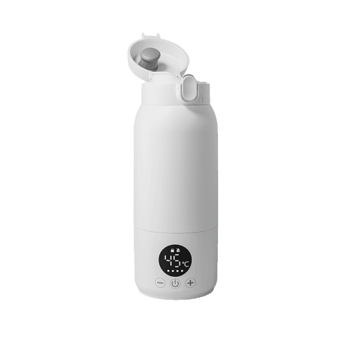 Bebcare WarmGo Portable Travel Milk Warmer, USB-C, Rechargeable, Adjustable Temperature, Leak-proof