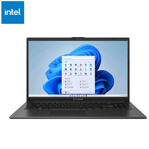ASUS Vivobook Go 15 15.6" Laptop - Mixed Black (Intel N150/8GB RAM/128 GB UFS/Windows 11)
