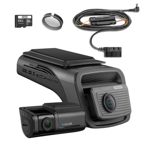 Thinkware U3000 PRO 4K UHD Dual-Channel Dash Cam with Wi-Fi, GPS, Parking Mode | 64GB MicroSD, CPL Filter & OBD-II Power Cable Included