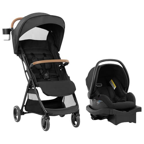 Evenflo Otto+ Travel System with LIteMax Infant Car Seat - Chia Black