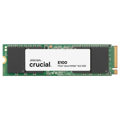 Crucial E100 1TB M.2 NVMe PCIe Gen4 Internal SSD, Up to 5,000MB/s, Laptop & Desktop Compatible - CT1000E100SSD8