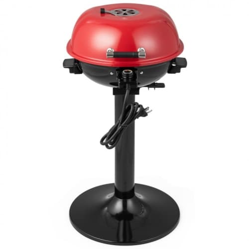 Electric BBQ Grill 1600W with Removable Non-Stick Warming Rack