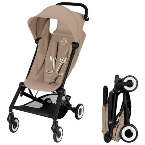 Cybex Agis Ultra-Compact Travel Stroller - Almond Beige