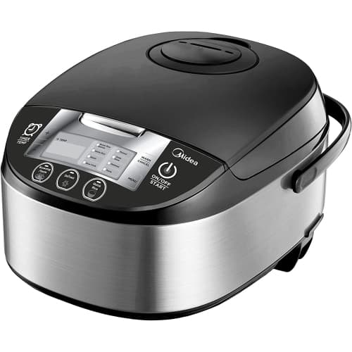 Midea 5L (10-Cup) Multi-Function Rice Cooker with Steamer – 11 Presets, Nonstick Inner Pot, UL Listed – MB-FS5017B