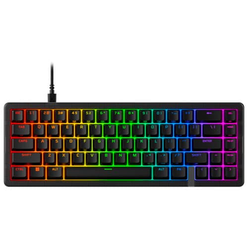 HyperX Origins 2 1800 Backlit Mechanical Linear Ergonomic Full-Size Gaming Keyboard - Black - English