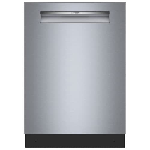 Bosch 300 Series 24" 46dB Smart Top-Control Zone Wash PureDry Dishwasher with Third Rack ENERGY STAR (SHP53EM5N) - Stainless Steel