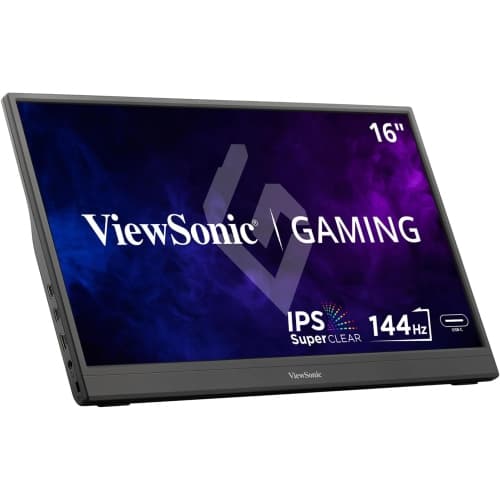 ViewSonic VX1654 16 Inch 1080p IPS Portable Gaming Monitor with 144Hz, AMD FreeSync,