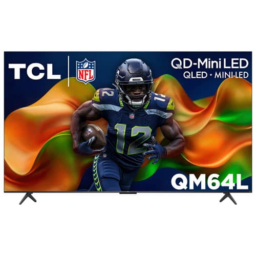 TCL 65" QM64L Series 4K UHD Dolby Vision IQ HDR10+ QD Mini-LED 144Hz Dolby Atmos Fire TV Smart TV (65QM64L) - 2026 - Great for Sports & Gaming