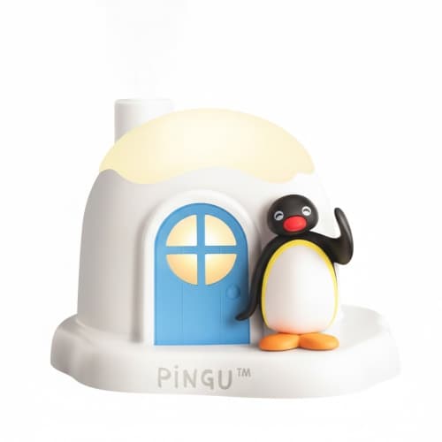 Pingu Igloo Humidifier, Dual Mist Modes, Ultra-Quiet Operation, Smart Auto Power-Off, Night Light Function, 8H Long Battery Life