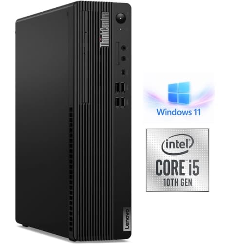 Lenovo ThinkCentre M70s SFF / i5-10400 / 16GB RAM / 256GB SSD / Windows 11 Pro / WiFi – Business Desktop PC Computer – Refurbished (Good)