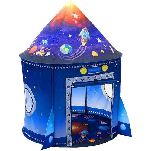 Princess Play Tent for Girls Ice Castle Imaginative Fairy Tale Pretend Game Playhouse Indoor Outdoor Pop Up Kids Tent Toy Gift for Children Toddlers Festival Birthday Party