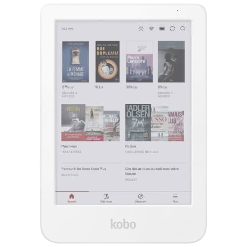Refurbished (Good) - Kobo Clara Colour 6" Digital eReader with Touchscreen - White
