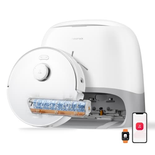 Roborock Qrevo Curv 2 Flow Robot Vacuum & Mop for Multi-Surface with Auto-Emptying Dock, 20,000Pa, Self-Cleaning Mop, AI Obstacle Avoidance