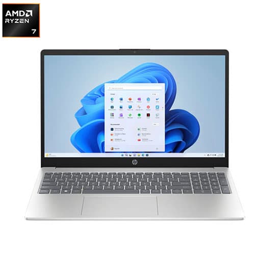 HP 15.6" Laptop - Natural Silver (AMD Ryzen 7 7730U/16GB RAM/512GB SSD/Windows 11 Home)