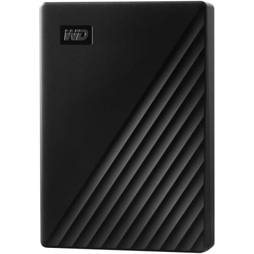 WD 5TB My Passport Portable External Hard Drive HDD, USB 3.0, USB 2.0 Compatible, Black - WDBPKJ0050BBK-WESN