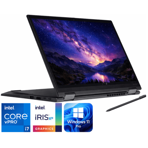 Lenovo ThinkPad X13 Yoga Gen 2 (13") 2-In-1 Laptop, i7-1185G7, 16GB RAM, 512GB NVMe SSD, Windows 11 Pro, Stylus (Refurbished Excellent)
