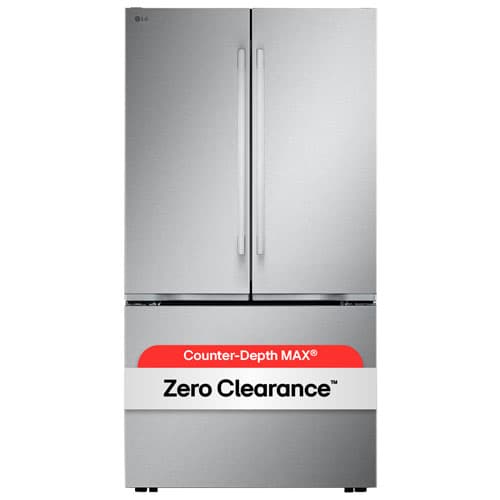 LG 36" 25 Cu. Ft. Zero Clearance Counter Depth Max Energy Star French Door Refigerator - Water Dispenser & Auto Ice Maker - SS
