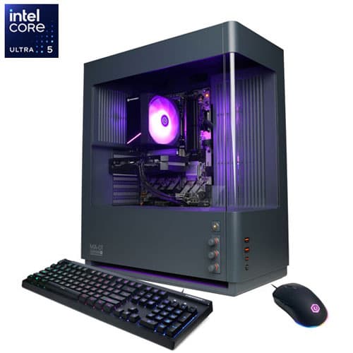 CyberPowerPC Gamer Xtreme Gaming PC -Dark Grey (Intel Core Ultra 5 225F/16GB RAM/1TB SSD/GeForce RTX 5060/Win 11) -En
