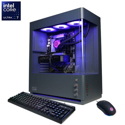 CyberPowerPC Gamer Xtreme Gaming PC -Dark Grey (Intel Core Ultra 7 270K Plus/32GB RAM/2TB SSD/GeForce RTX 5070) - En
