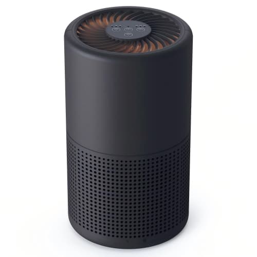 Air Purifiers for Bedroom H13 HEPA Air Purifier with LED Light, Timing Settings, 3 Speeds, Smart Portable Air Purifier for Home, Smoker, Remove 99.97% Dust (1 Pack Black)