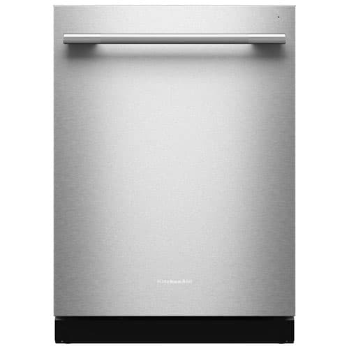 KitchenAid 24" 44dB Built-In Dishwasher with Stainless Steel Tub & Third Rack (KDTS464SPS) - PrintShield SS - Only at Best Buy