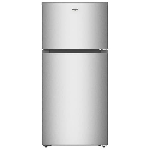 Whirlpool 29" 14.3 Cu. Ft. Top Freezer Refrigerator with LED Lighting (WRTX3314TZ) - Fingerprint-Resistant Stainless Finish