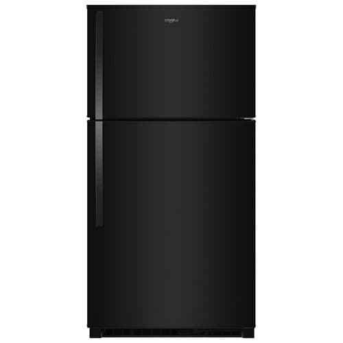 Whirlpool 33" 21.3 Cu. Ft. Top Freezer Refrigerator (WRTX7421TB) - Black