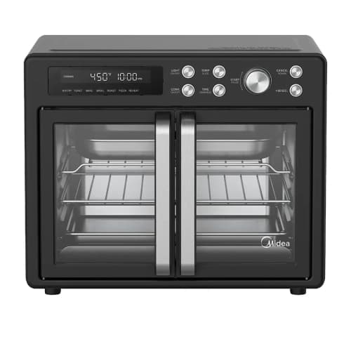 Midea Flexify™ French Door Air Fryer Oven black 7 in 1 MET26C3ASBB