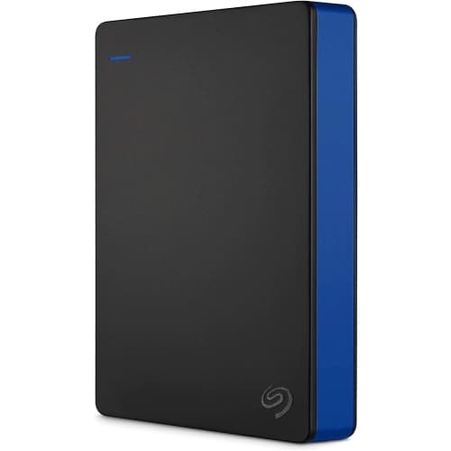 Seagate Game Drive 4TB External Hard Drive – Portable HDD for PS4, USB 3.0, Blue