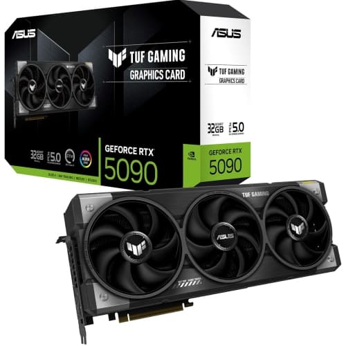 ASUS TUF Gaming GeForce RTX ™ 5090 32GB GDDR7 Gaming Graphics Card (PCIe® 5.0, HDMI®/DP 2.1, 3.6-Slot, Military-Grade Components, Protective PCB Coating, axial-tech Fans, Vapor Cha