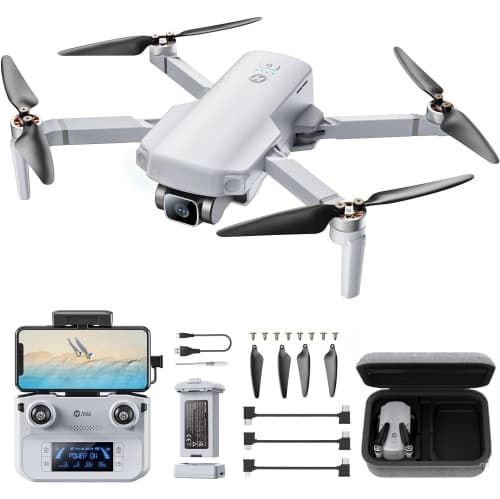 Holy Stone HS360E 249g Foldable GPS Drone with 4K EIS Camera, 20,000-ft Range & Follow Me