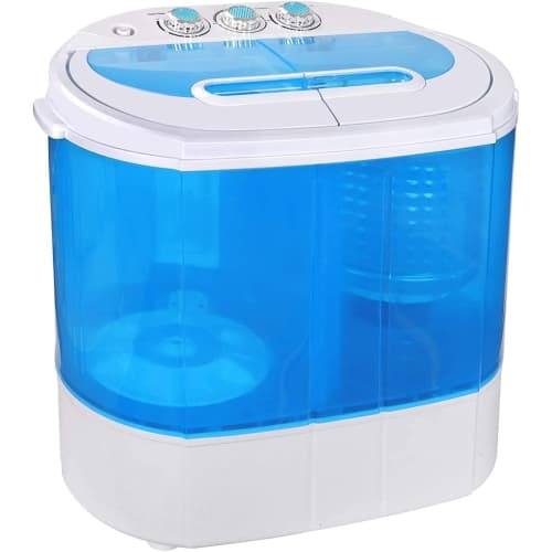 Prime Made Compact / Portable Washer with Steam and Turbo/Speed Wash - Blue