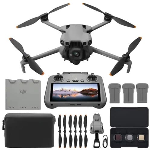 Open Box - DJI Mini 5 Pro Quadcopter Drone Fly More Combo with DJI RC2 Remote Control - Grey