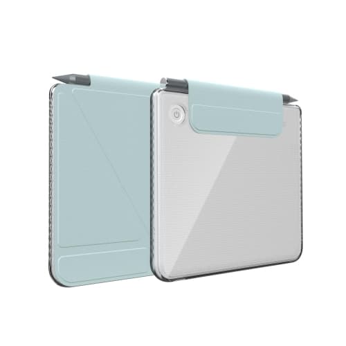 TUDIA – M-FLIP Magnetic Case for Kobo Libra Colour (2024) – Detachable Clear Cover with Auto Wake/Sleep – Baby Blue