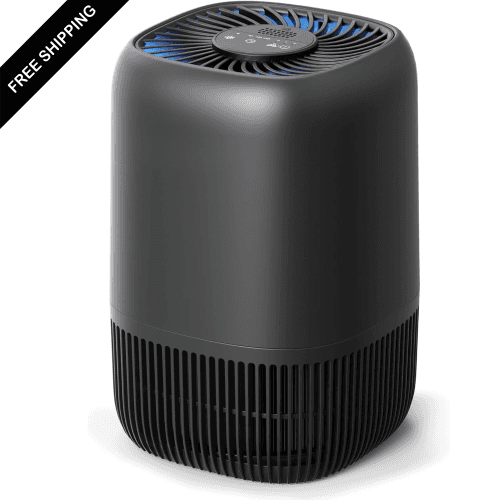 Air Purifiers for Bedroom Home, H13 True HEPA Filter with Fragrance Sponge for Smoke, Allergies, Pollen, Pet Dander, Odor, Dust, Portable Air Purifier for Bedroom Office