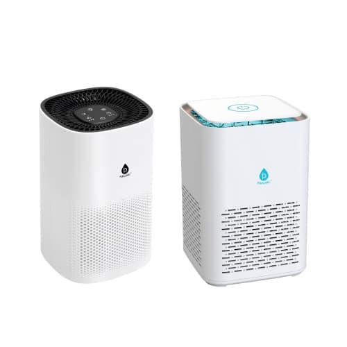Pursonic True HEPA Air Purifier Duo – 4-Stage Large Room Purifier + Compact 3-Stage Purifier Set