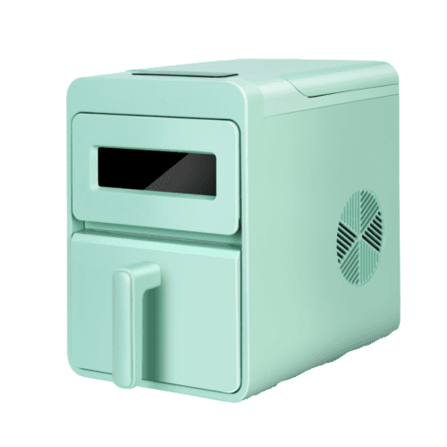 Generic Automatic Ice Maker – 50 lbs/Day, 9 Cubes in 6–8 Min, Self-Cleaning, BPA-Free 2L Tank, Touch Controls – Light Green