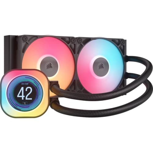 Corsair iCUE LINK TITAN 240 RX LCD Liquid CPU Cooler - Black (CW-9061022-WW)