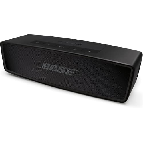 Bose SoundLink Mini II Special Edition Bluetooth Speaker, Portable Wireless Stereo Speaker, Auxiliary Input, Compact Design, Black