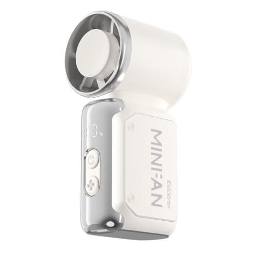 White K813 Handheld Fan - Cooling Power, Small Handheld Fan with Mecha Style - Cool and Portable