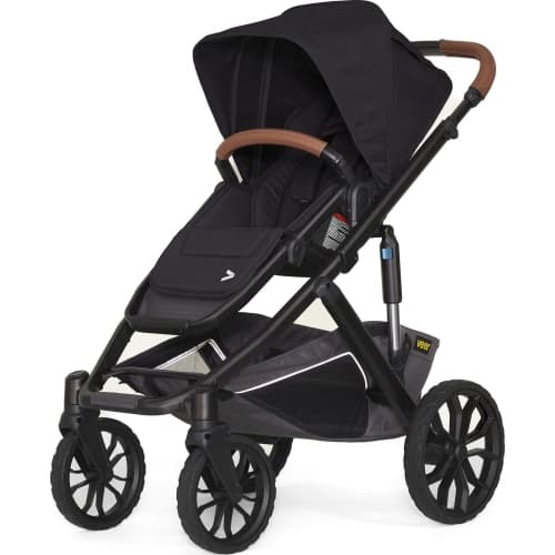 Veer Switch&Roll Switchback Stroller With Leather Grips - Black Onyx