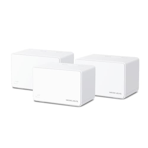 MERCUSYS Halo H80X(3-pack) AX3000 Whole Home Mesh Wi-Fi 6 System | Seamless Roaming & Gigabit Speeds
