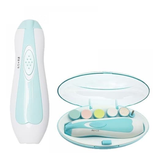 Baby Electric Nail File Safe Silent Nail Trimmer Kit for Newborns Children & Adults