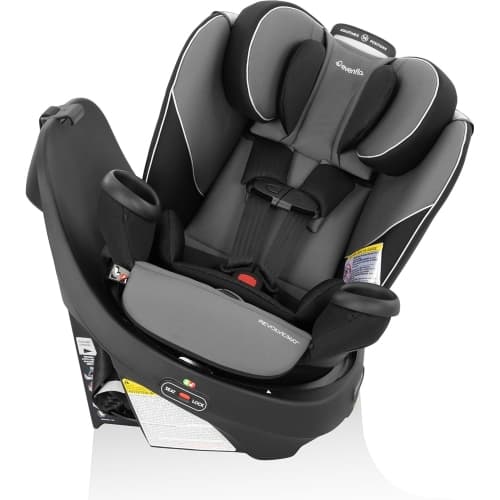 Evenflo Revolve360 Rotational All-In-One Convertible Car Seat – Amherst Gray