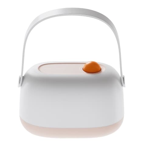 Rechargeable portable night light, 1500mAh long battery life, 3000K soft light for eye protection, stepless dimming, baby room sleep companion, emergency camping light