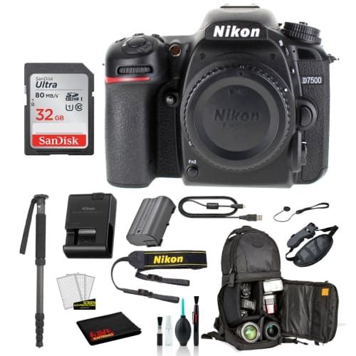 Nikon D7500 DSLR Camera Starter Bundle 01