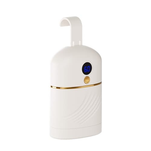 Mini portable clothes dryer with UV sterilization and mite removal, 360° hot air circulation; suitable for business trips, travel, and home use (US Plug).