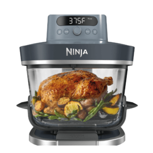 Refurbished (Good) Ninja Crispi Pro 6-in-1 Countertop Glass Air Fryer - 5.7L (6QT) - Cyberspace AS101CCY